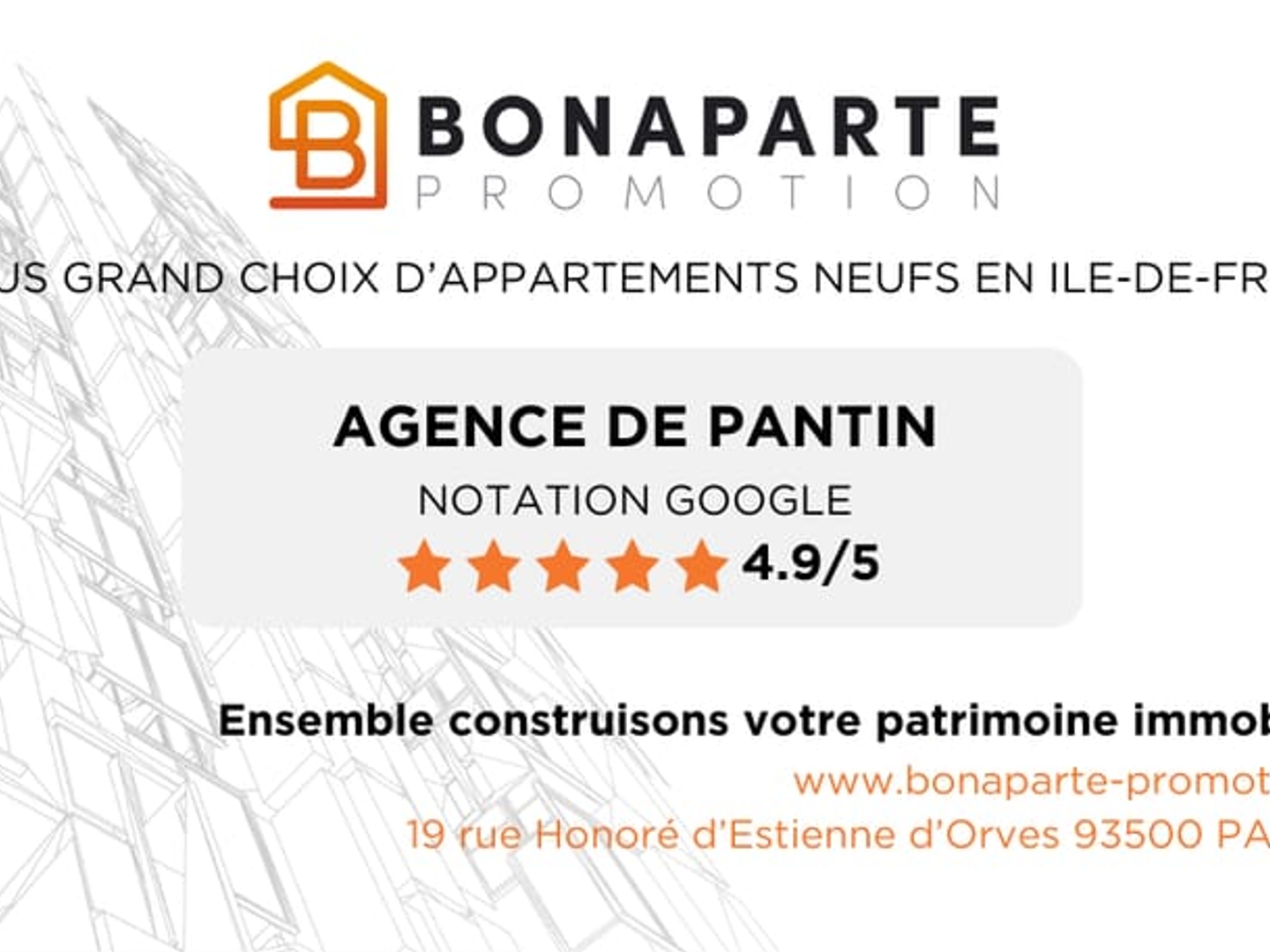 Appartement à vendre - 3 pièces - 83m2 - Le Blanc-Mesnil (93150)