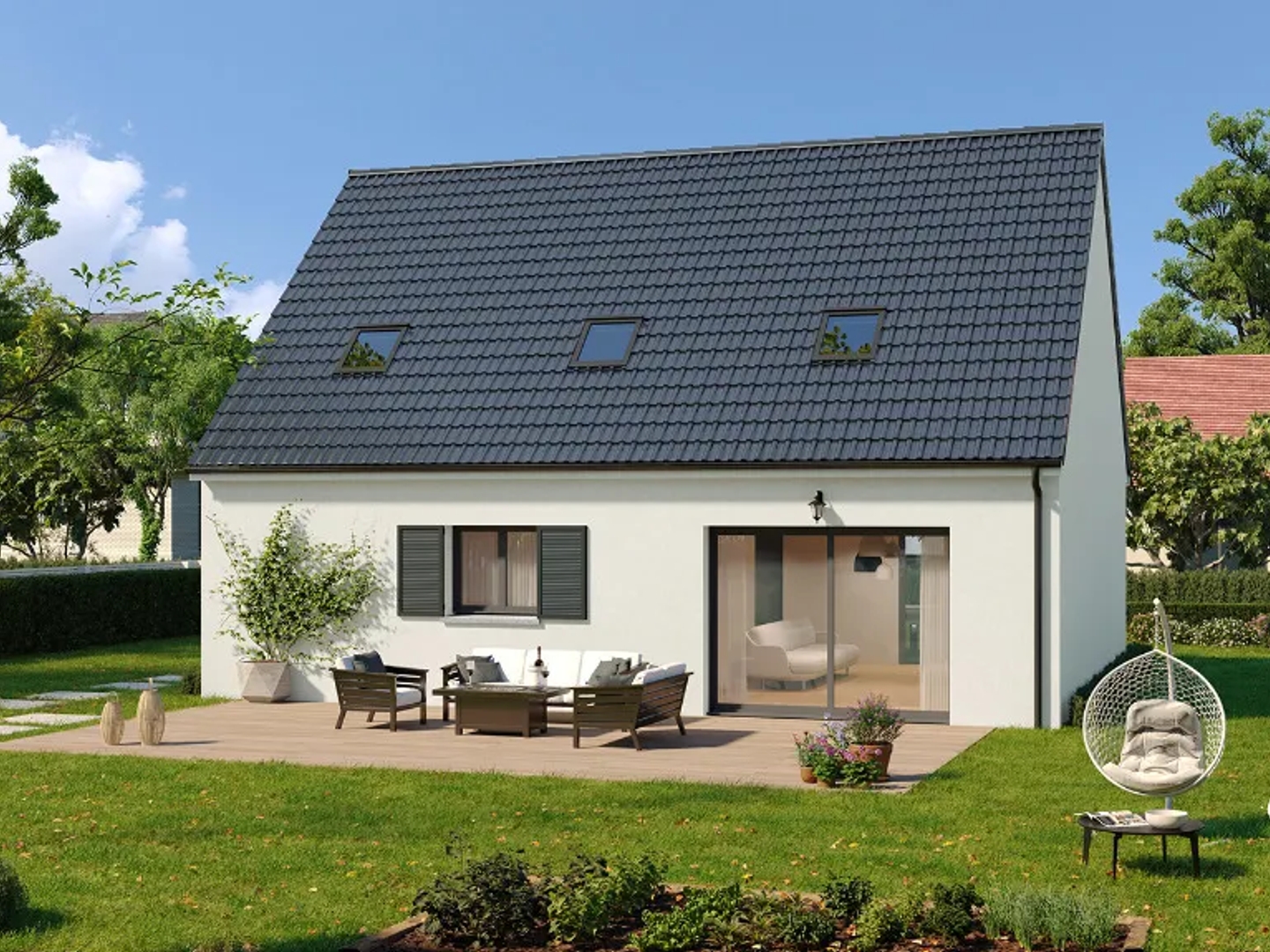 Maison à vendre - 4 pièces - 92m2 - Moret-Loing-Et-Or... (77250)