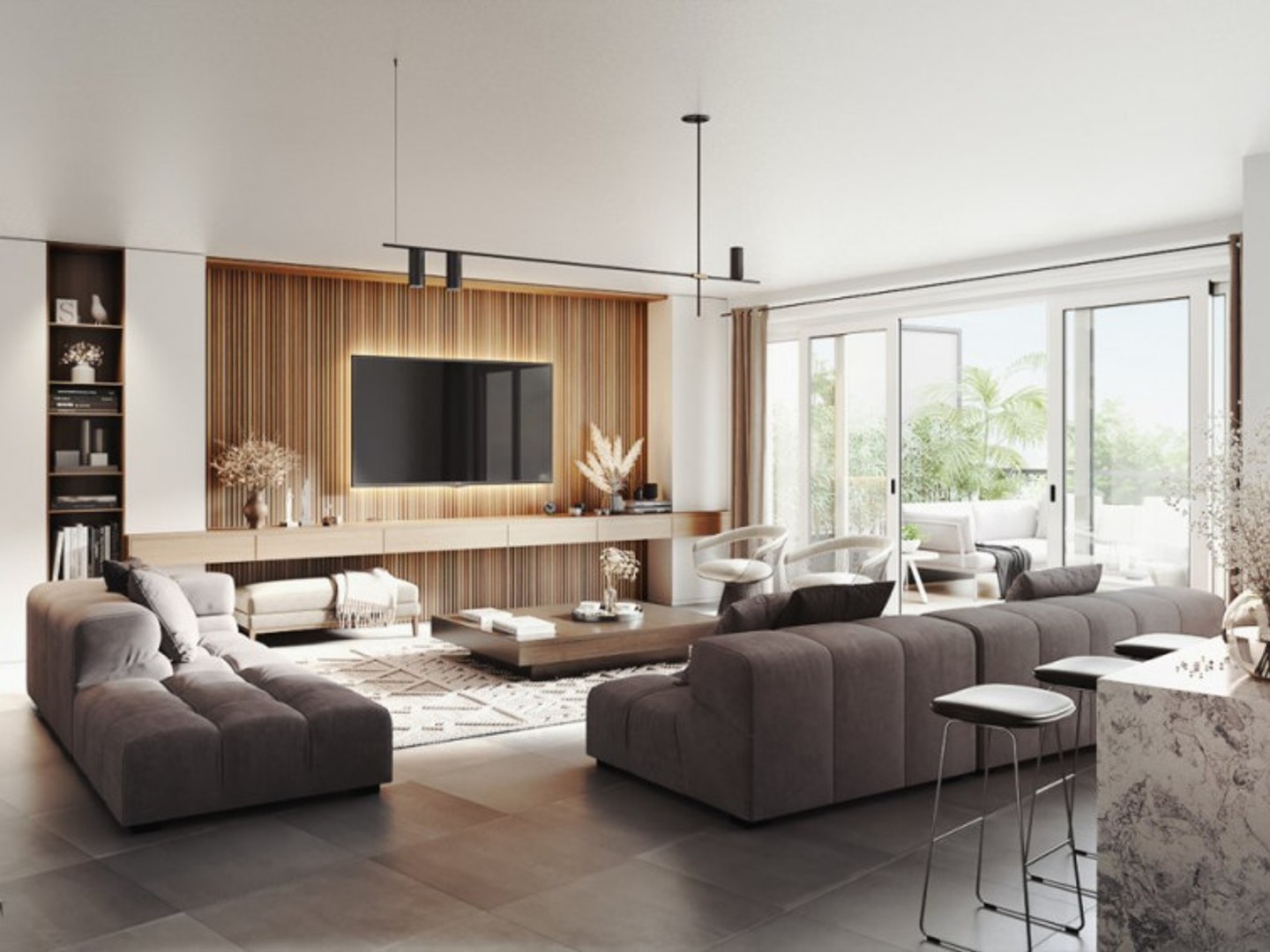 Appartement en frais réduits 3 pièces 73 m²