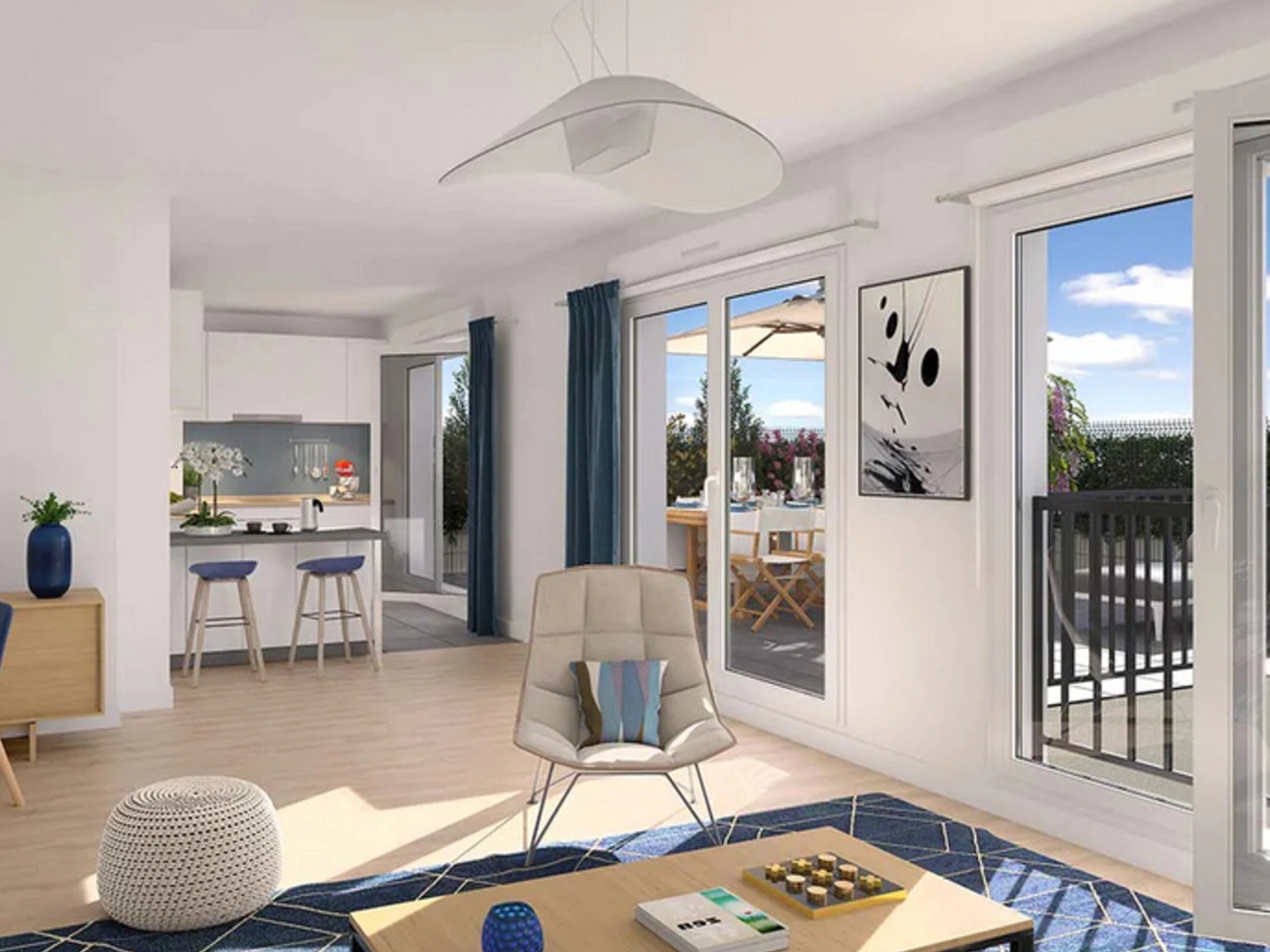 Appartement 3 pièces 65 m²