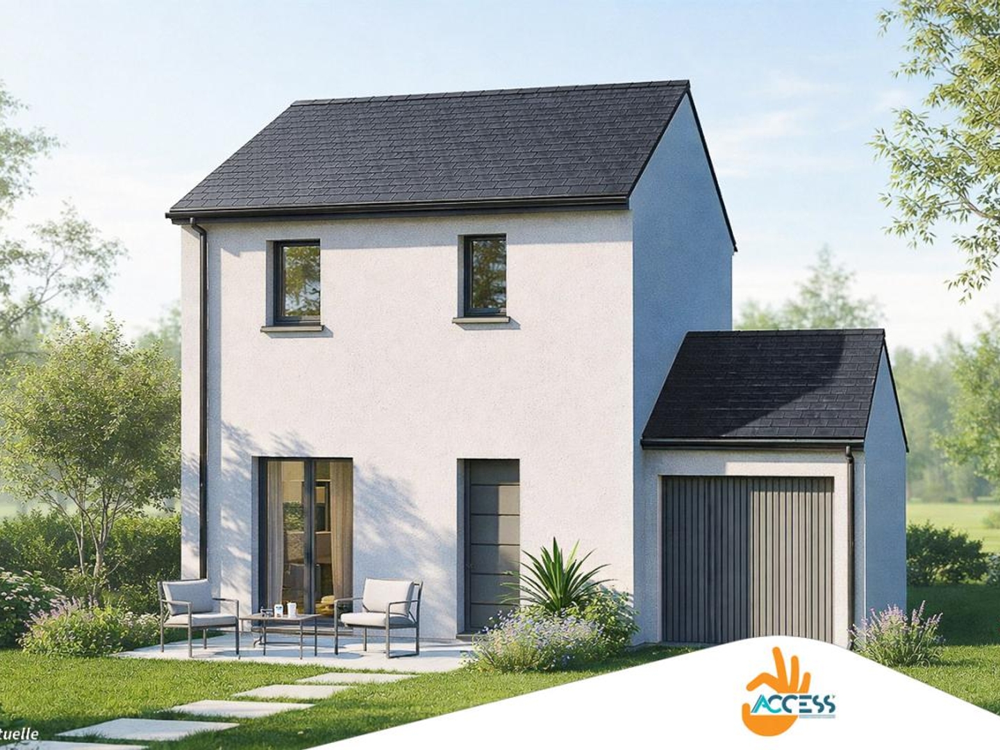 Terrain + maison 76 m²