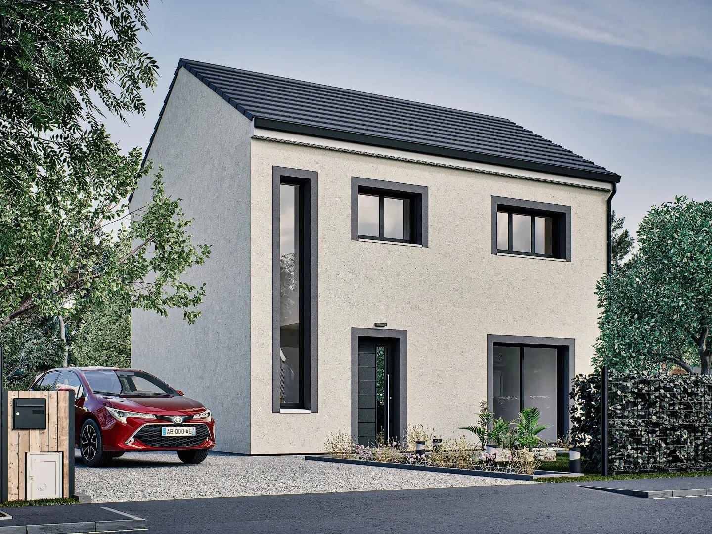 Terrain + maison 83 m²