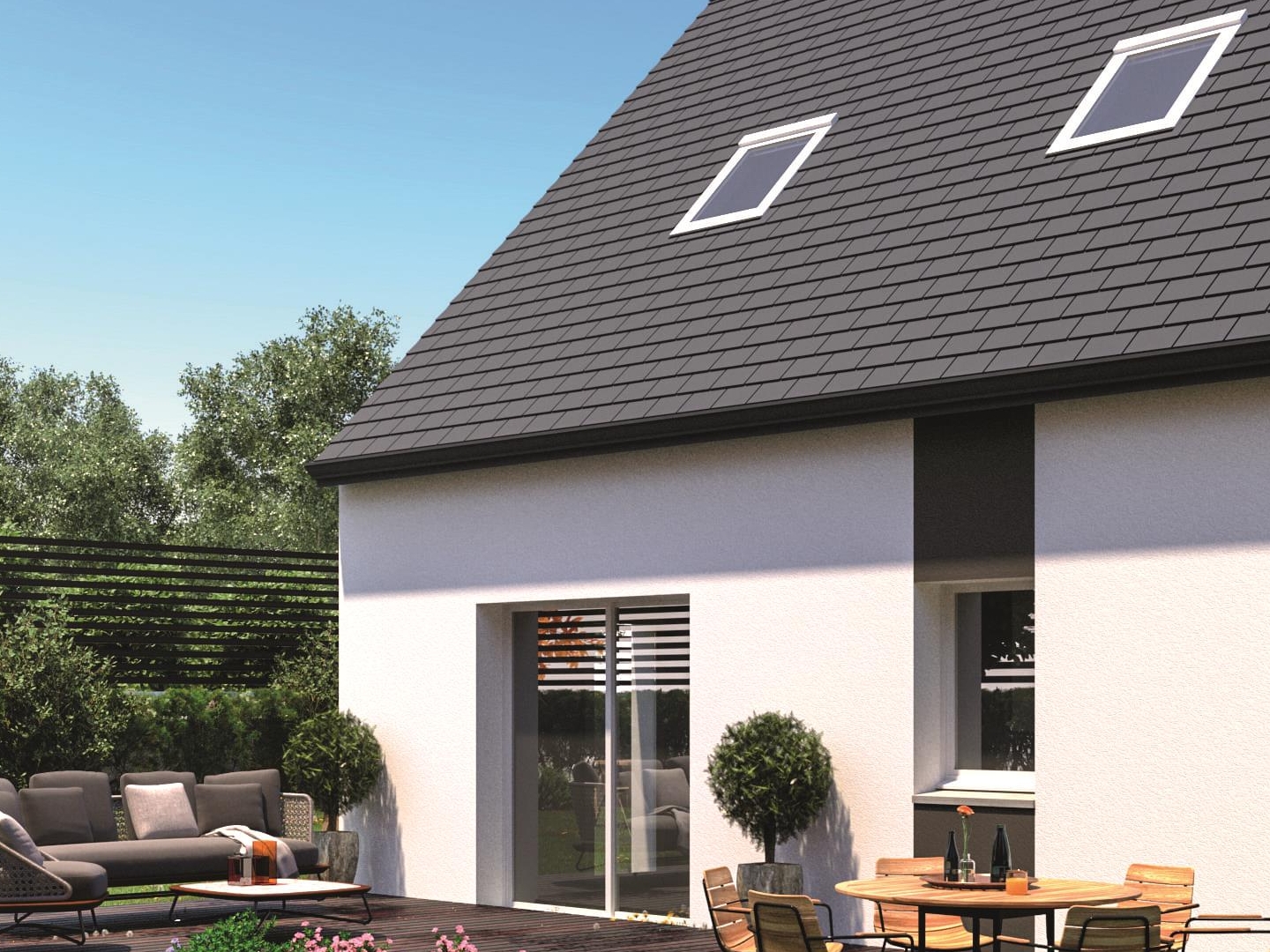 Terrain + maison 78 m²