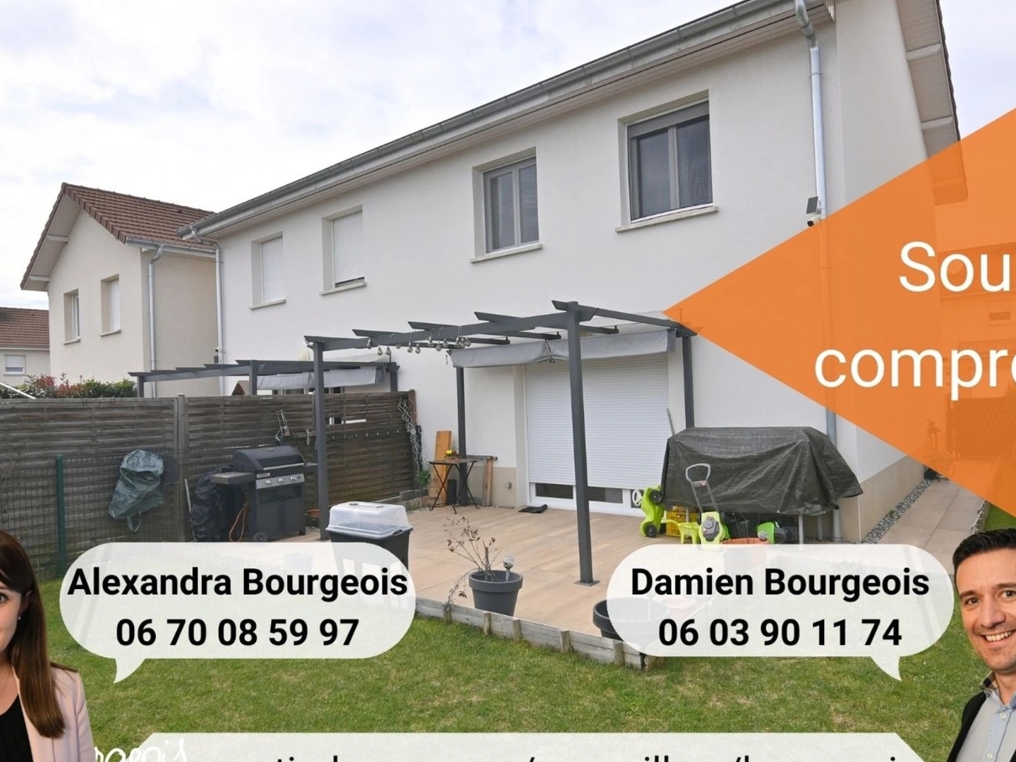 Maison récente T4 avec jardin et garage