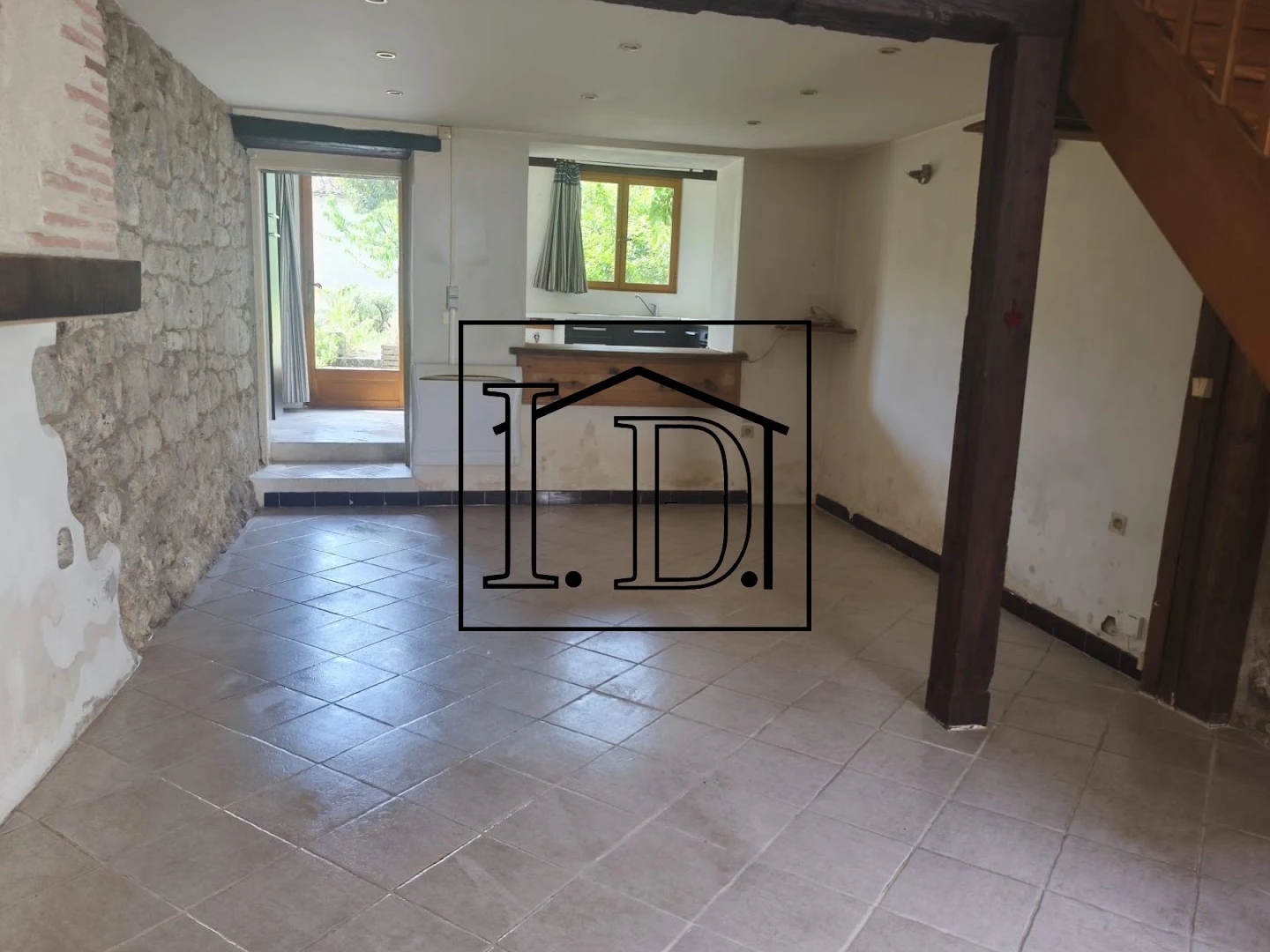 Maison à vendre - 2 pièces - 55m2 - Eymet (24500)