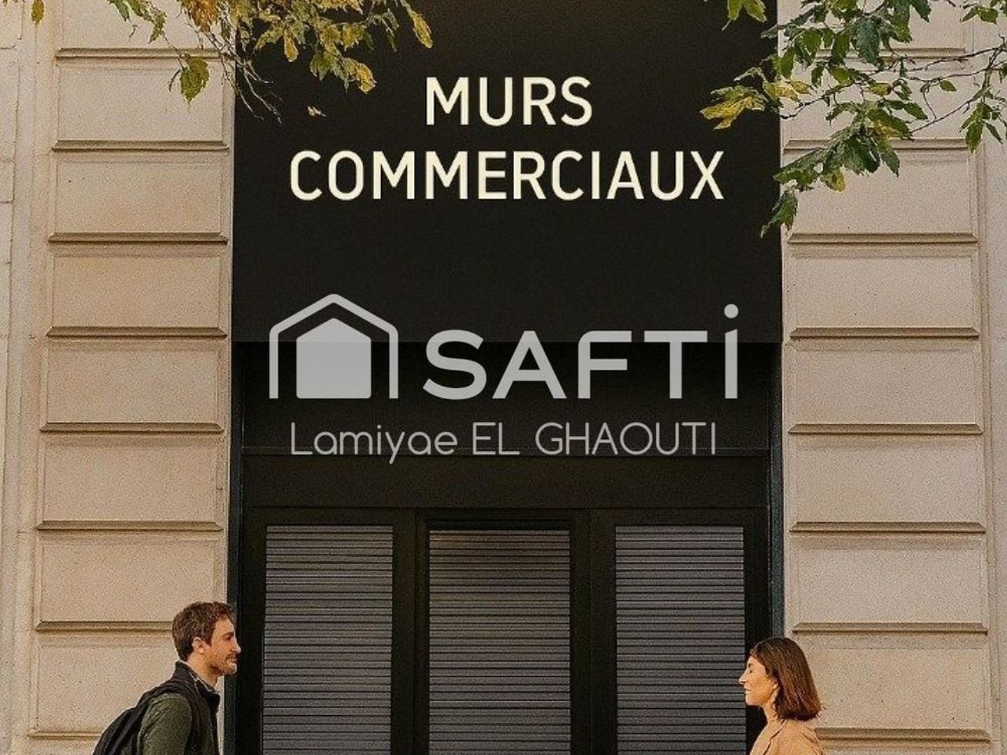 Grand local commercial sur 2 niveaux (MURS LIBRES)