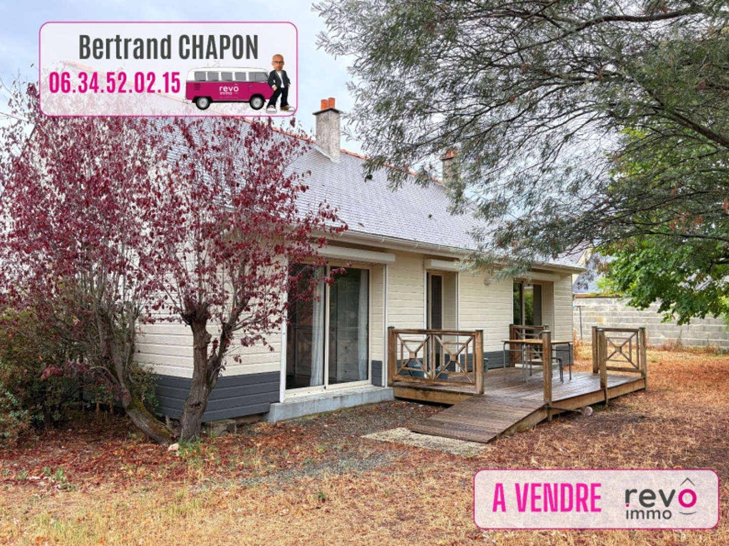 Maison à vendre - 5 pièces - 94m2 - Mozé-Sur-Louet (49610)
