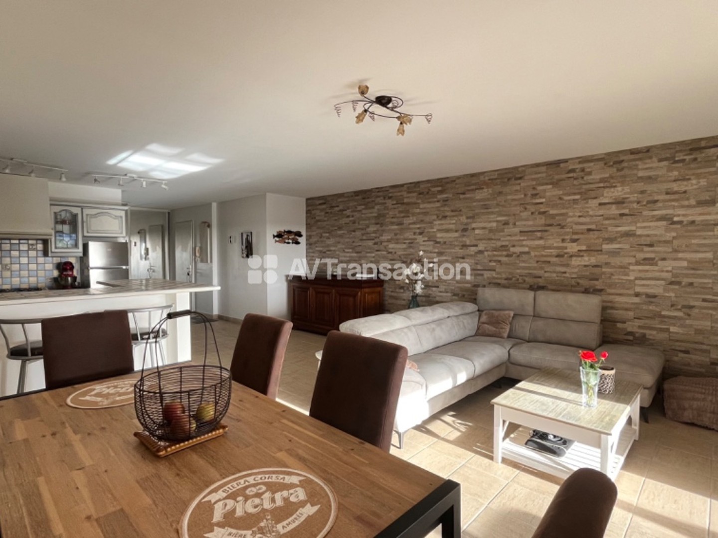 À vendre sur Agosta plage Appartement T3 vue mer