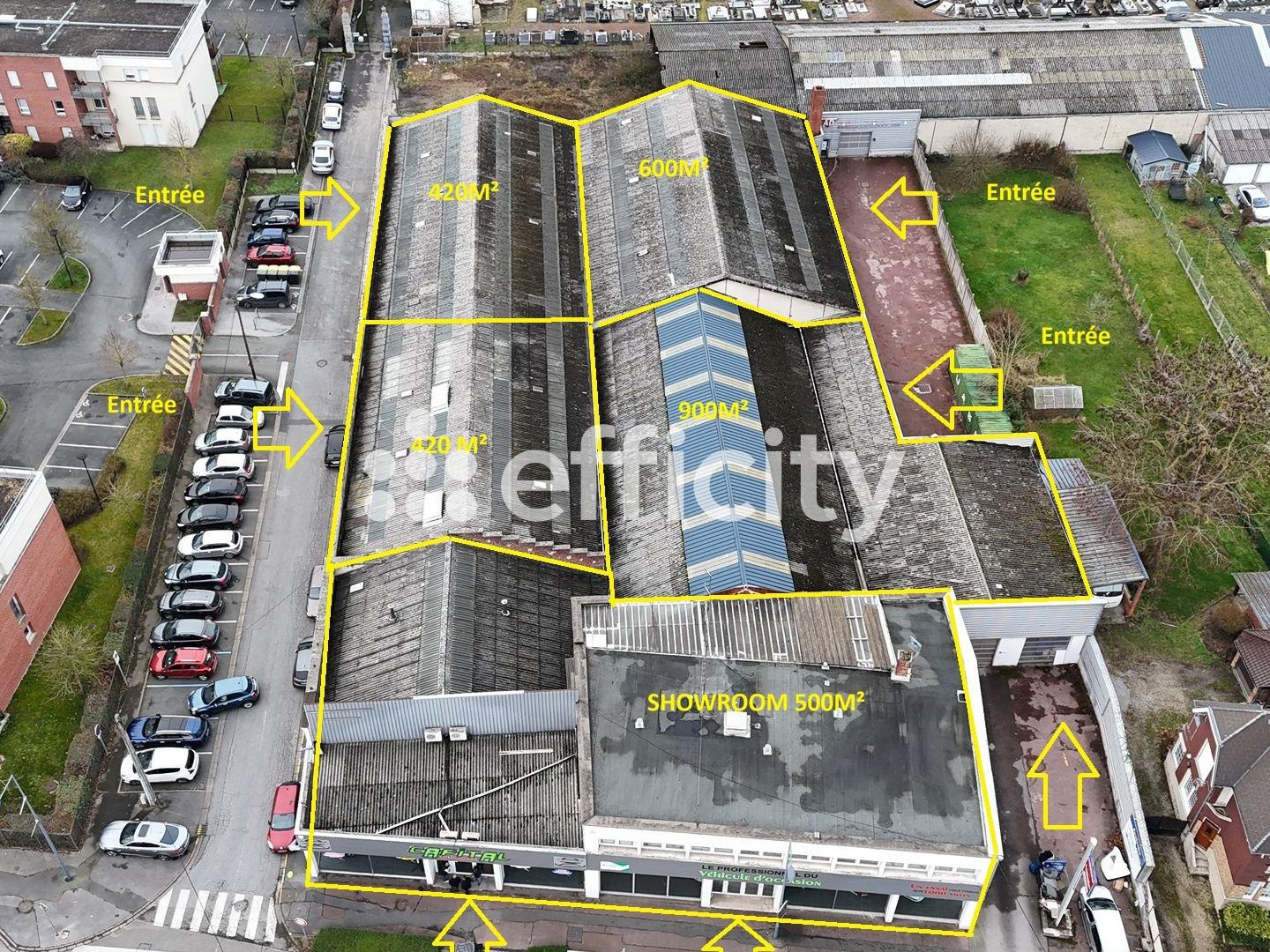 Local commercial 4 pièces 650 m²