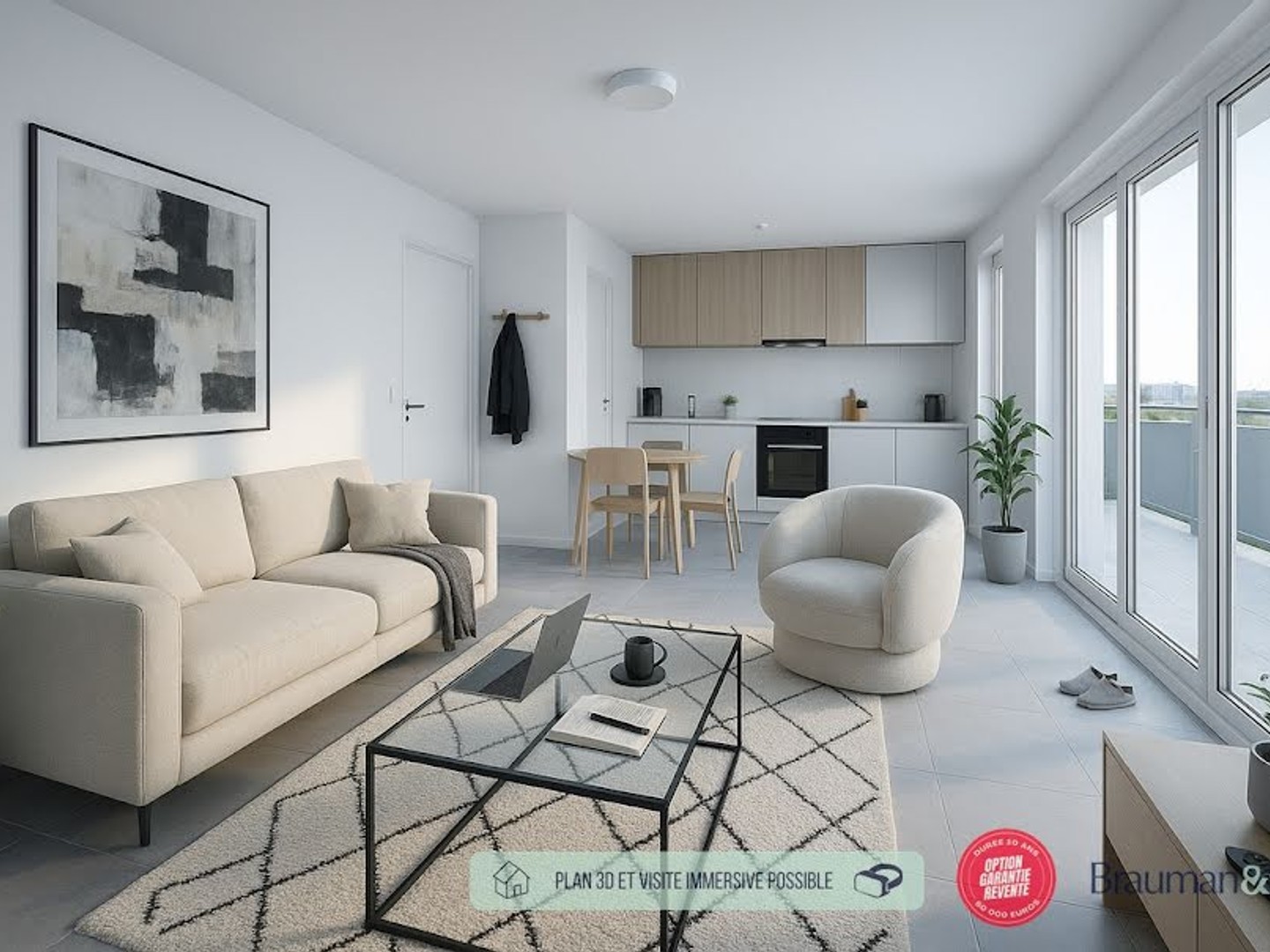 Appartement 2 pièces 41 m²