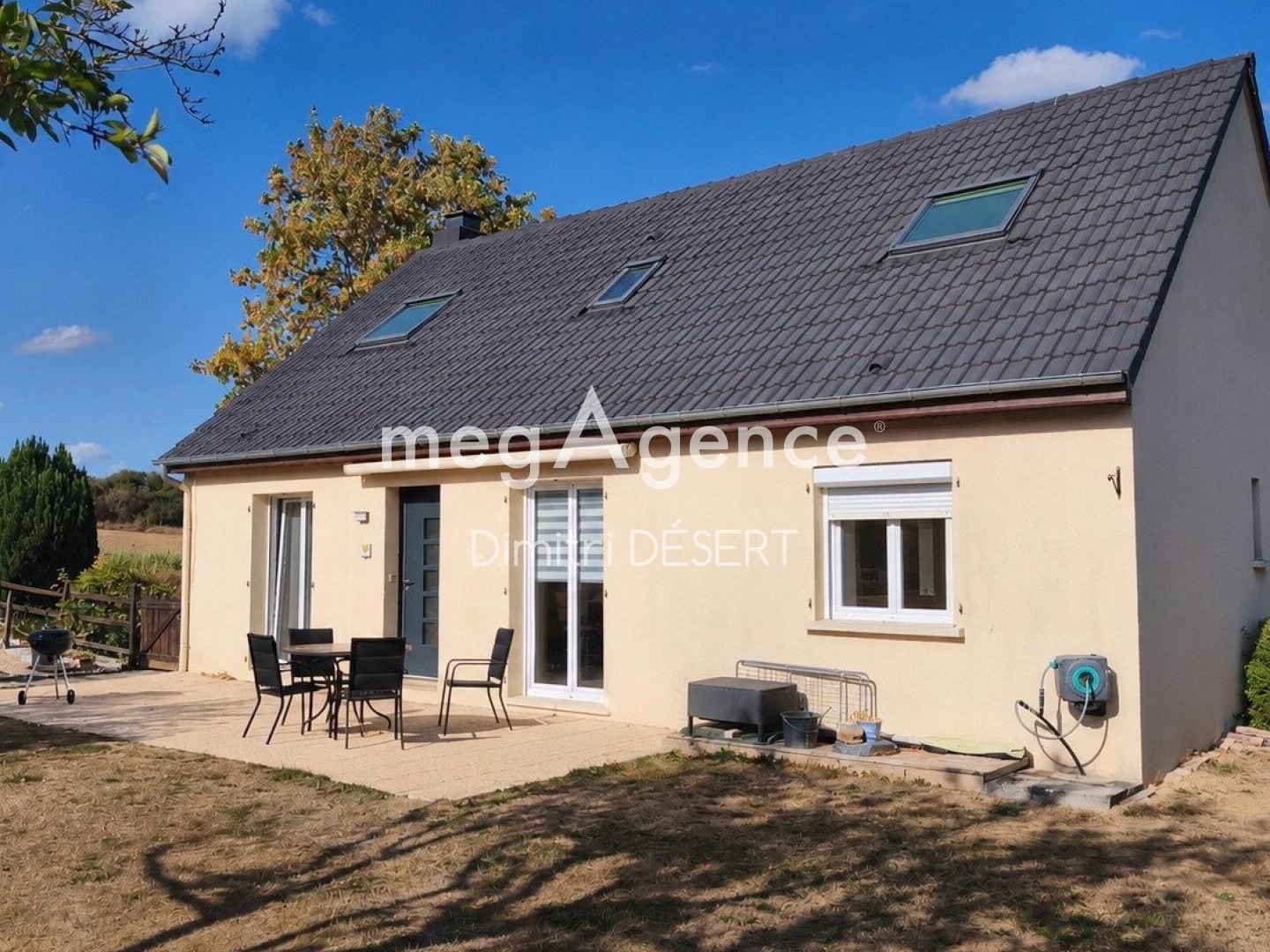 Maison de 105m², vie de plain-pied, 4 chambres