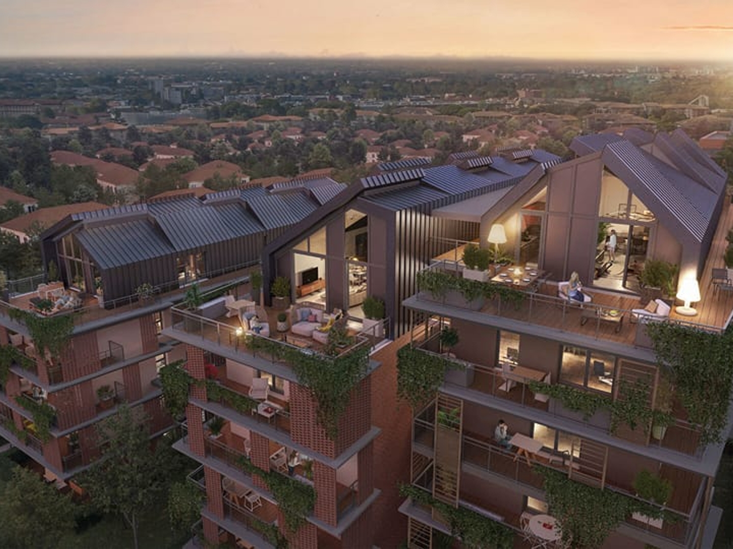 Appartement Toulouse 5 pièces de 140 m² vue exceptionnelle sur la Garonne