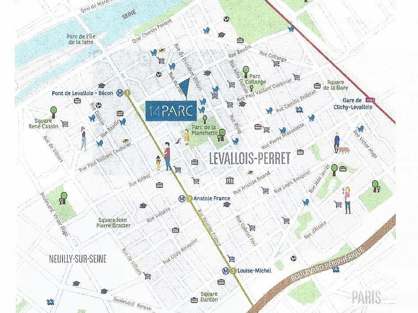 Immeuble à vendre - 3 pièces - 64m2 - Levallois-Perret (92300)
