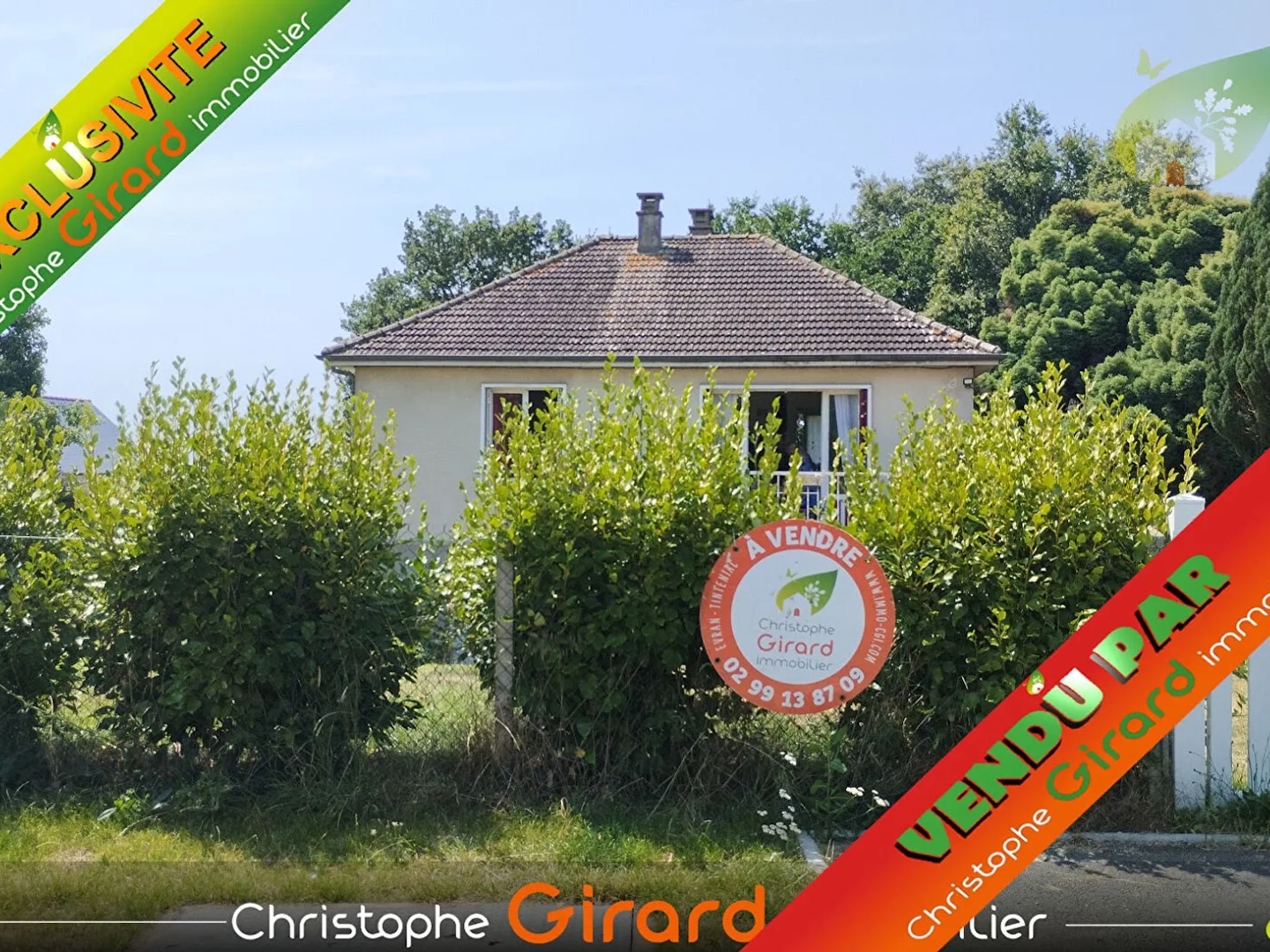 Maison à vendre - 4 pièces - 58m2 - Pleugueneuc (35720)