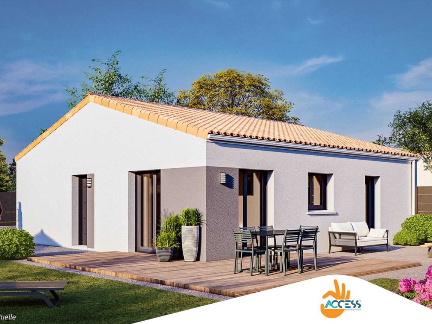 Terrain + maison 97 m²