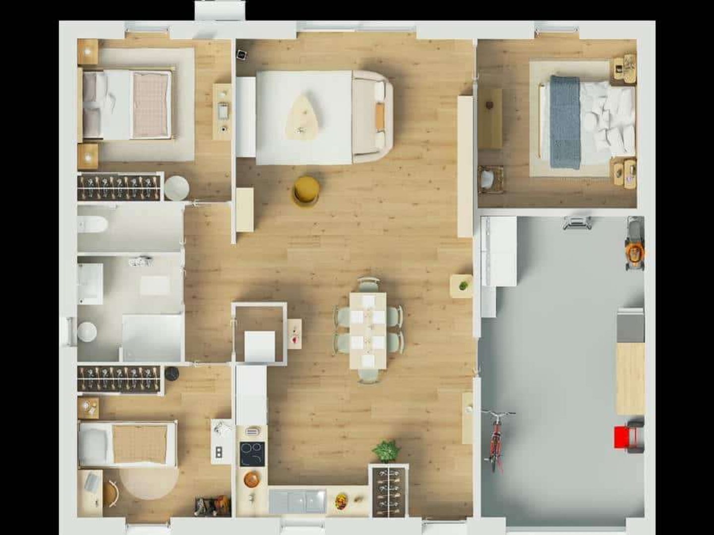 Maison 4 pièces 85 m²