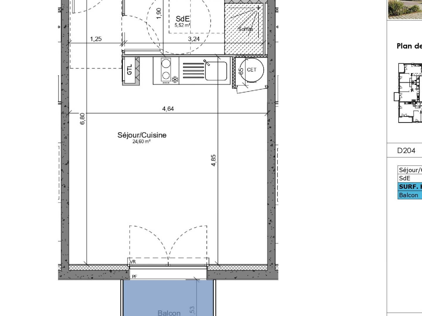 Appartement à vendre - 1 pièce - 30m2 - Soliers (14540)