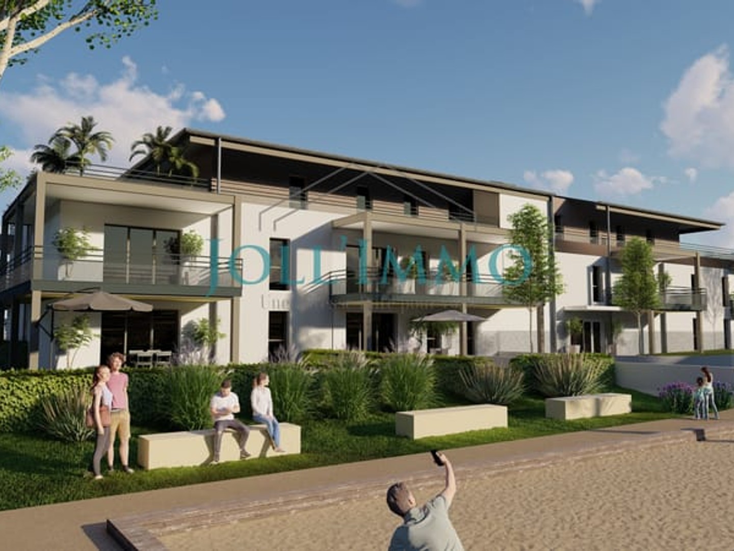Attique T4 - 98.46m2 - Terrasse de 114m2 - SALAISE SUR SANNE