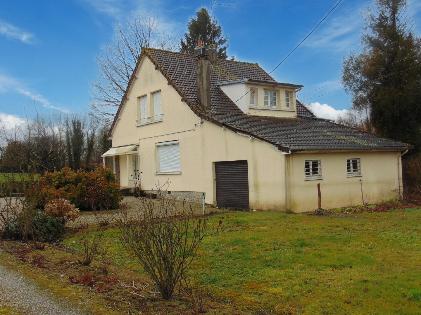 Ancien corps de ferme, 4chs, terrain 31 295 m², La Lande Patry