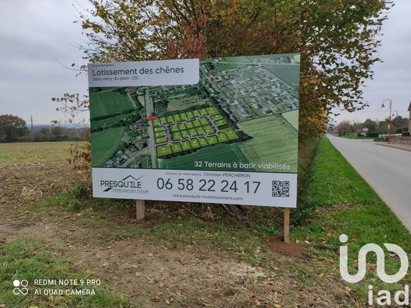 Vente Terrain 463 m²