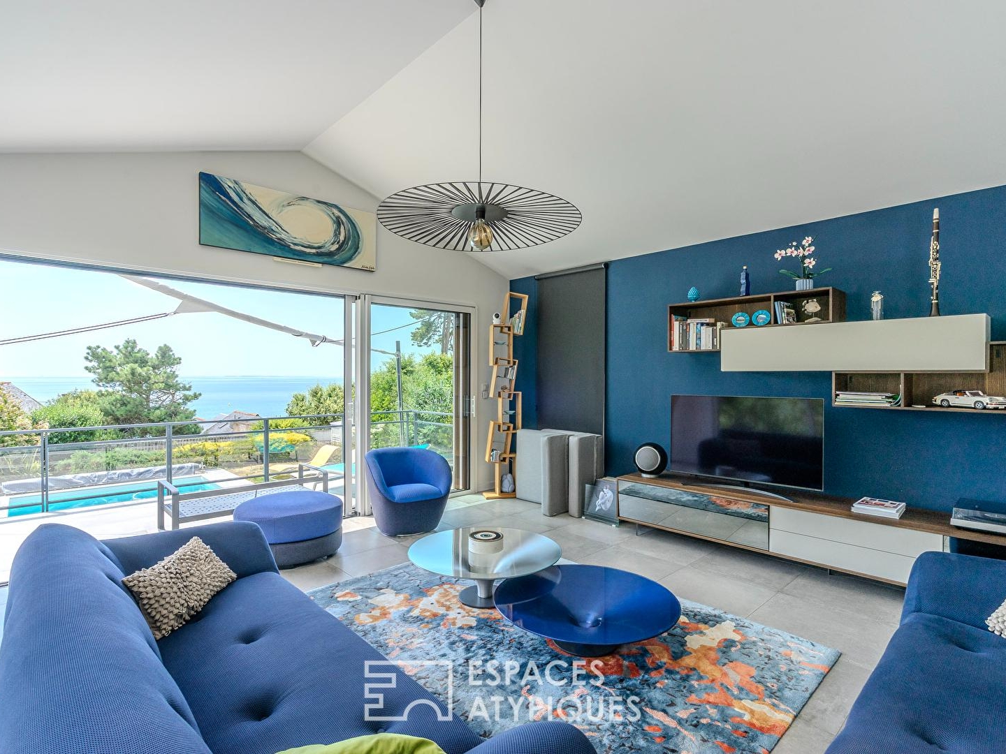 Villa contemporaine avec vue panoramique sur l'océan