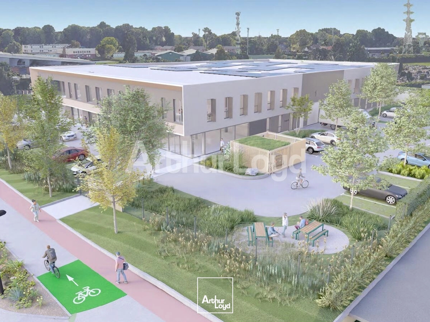 Bureaux neufs à vendre - Plateaux bruts modulables dans un parc d'activités nouvelle génération à proximité des Grands Boulevards