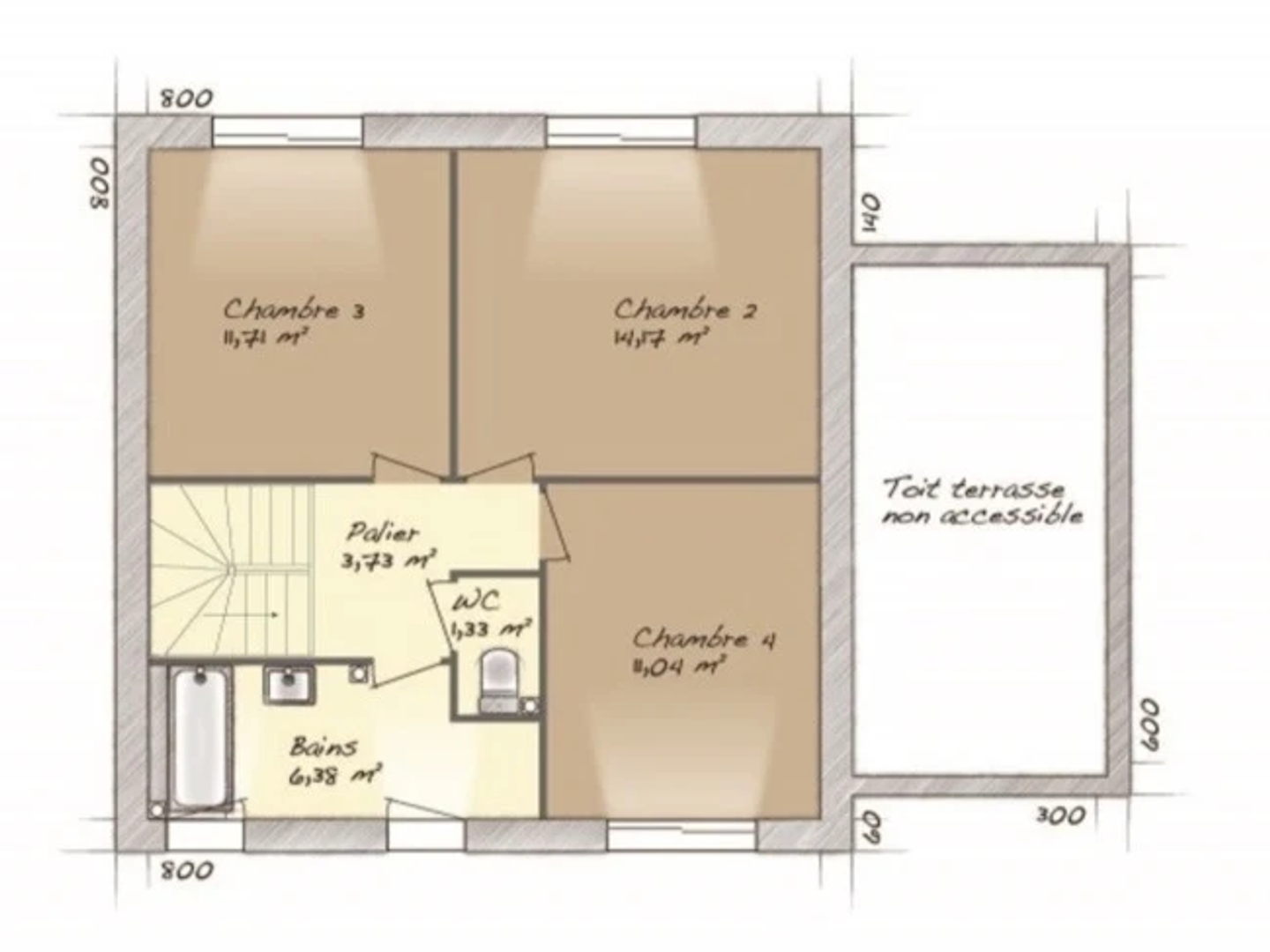 Maison neuve 6 pièces 98 m²