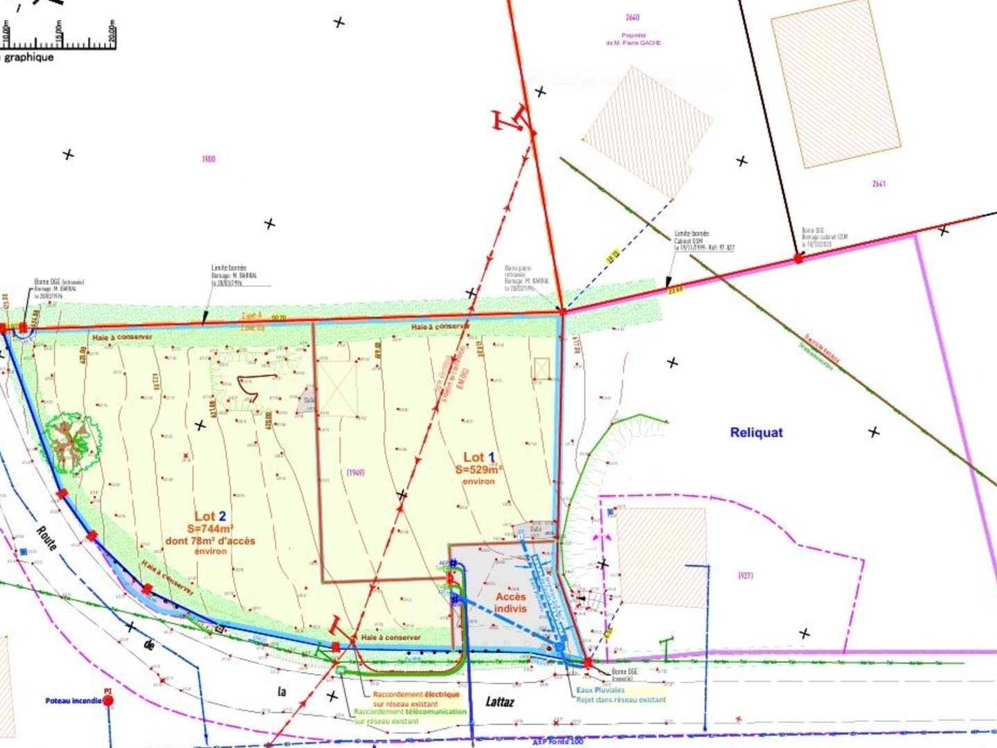 Terrain à vendre - 529m2 - Gerbaix (73470)