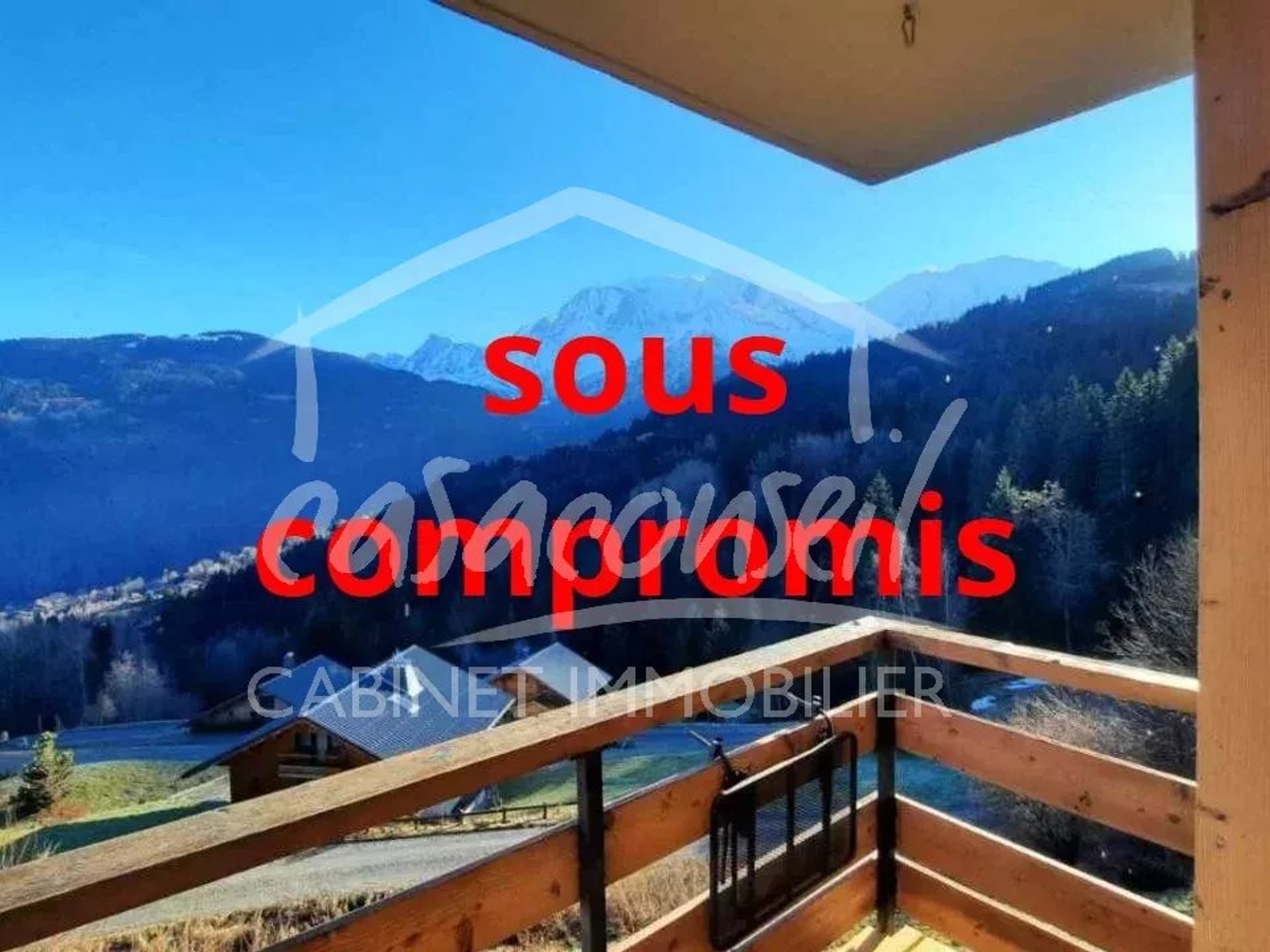 St Gervais- Un amour de pied à terre face au Mt Blanc