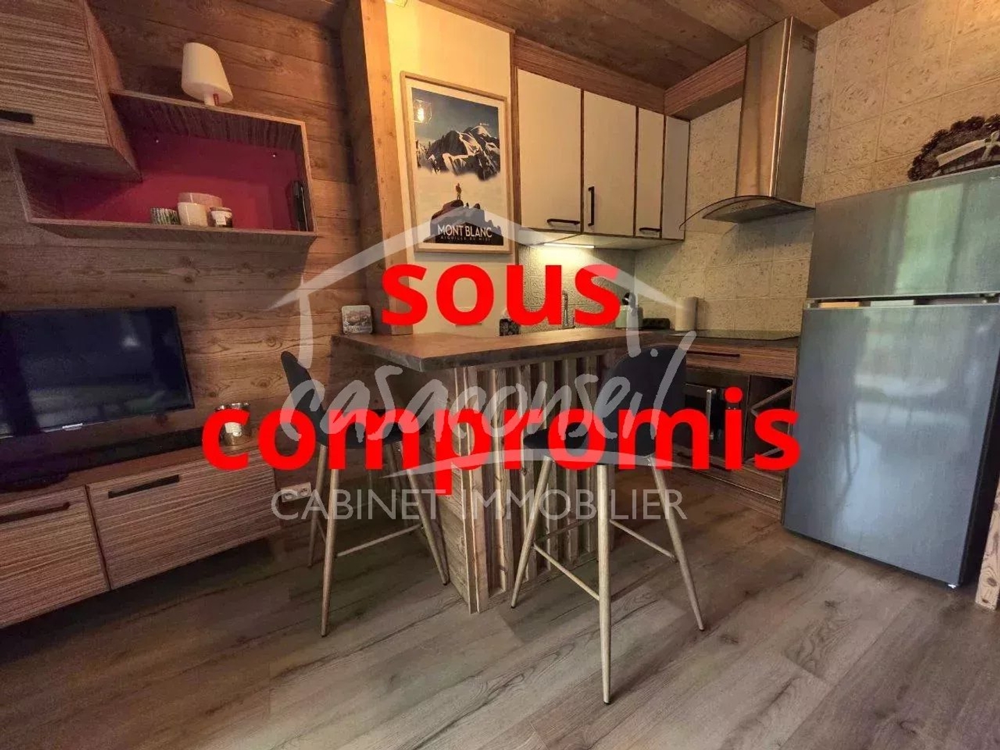 Appartement à vendre - 1 pièce - 20m2 - Saint-Gervais-Les... (74170)