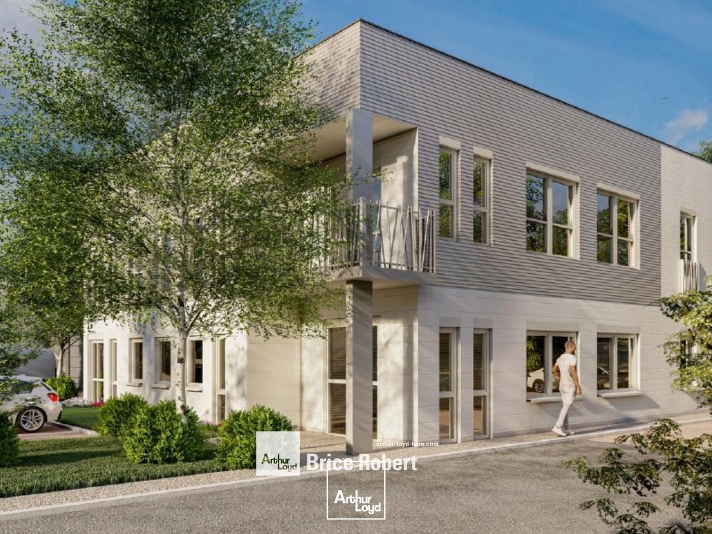 Bureaux à vendre à Bourgoin-Jallieu au sein d'un parc arboré et neuf
