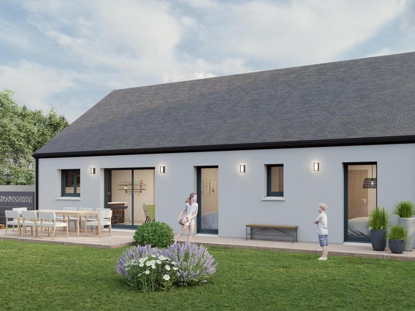 Maison à vendre - 90m2 - Cinq-Mars-La-Pile (37130)