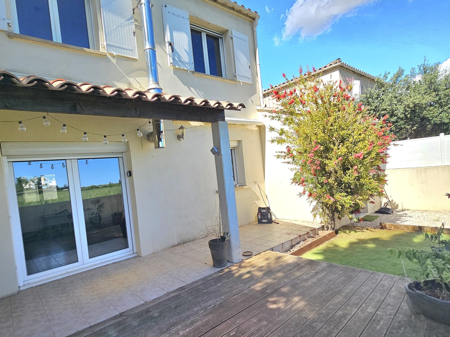 Maison 72 m² avec garage, terrasse et vue campagne | Pomérols, proche mer