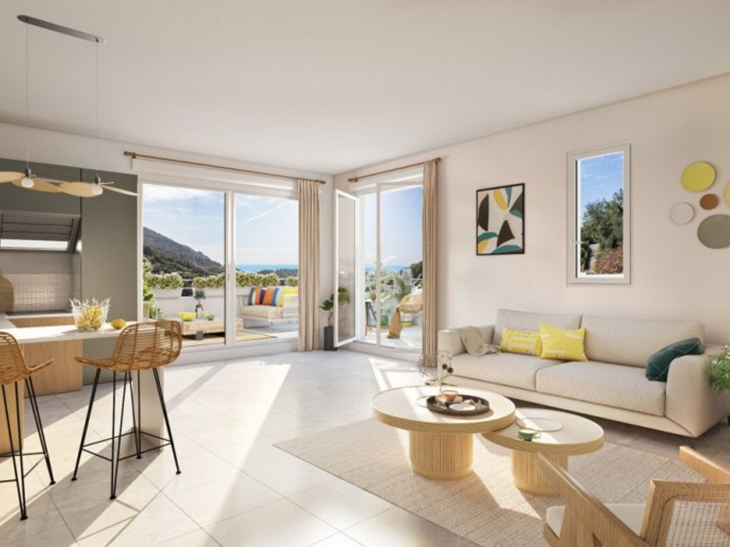 Appartement à vendre - 3 pièces - 66m2 - Menton (06500)