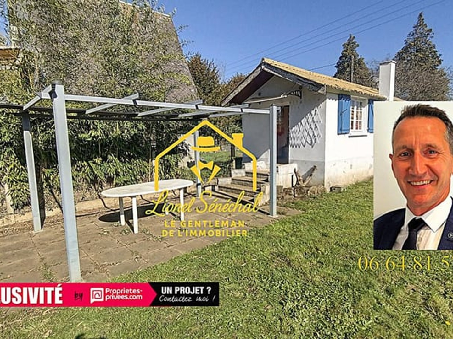 Terrain de loisirs de plus de 500 m2 + un chalet de loisirs en dur de 24 m2 avec un accès direct à la rivière
