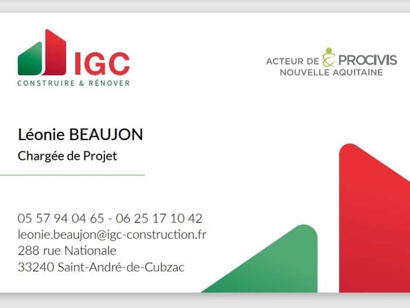 Terrain à vendre - 1260m2 - Cavignac (33620)