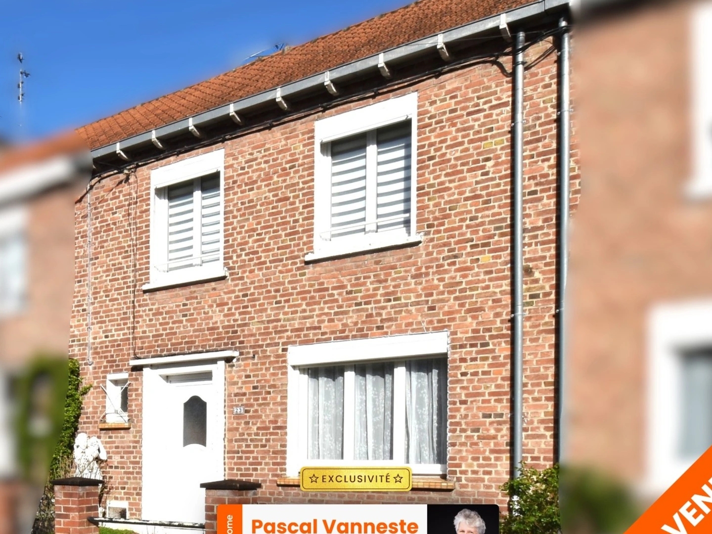 Maison lumineuse 3 chambres avec jardin - Situation idéale