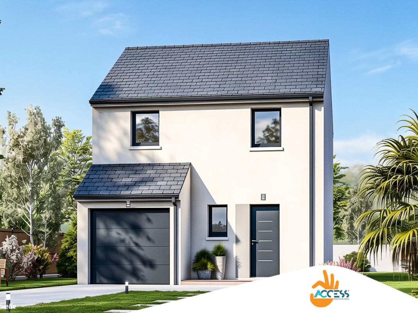 Terrain + maison 73 m²