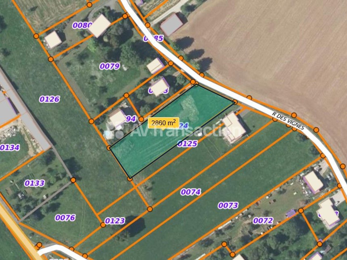 Terrain à bâtir de 28 ares à Oiselay