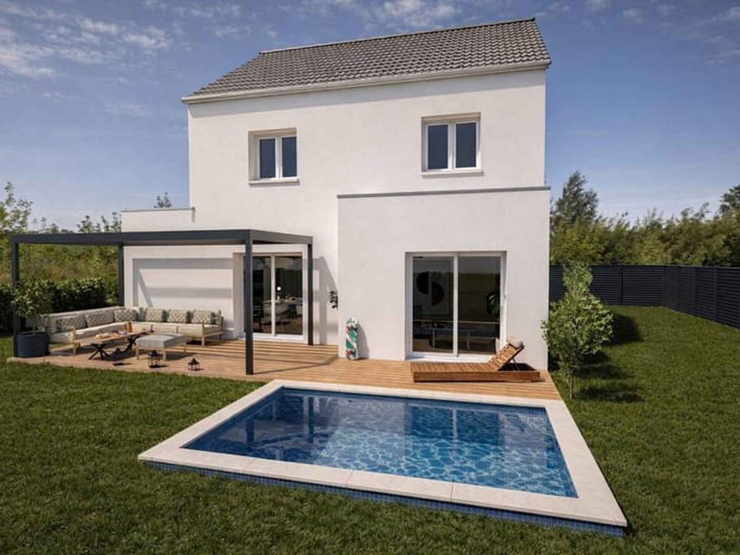 Terrain à vendre - 95m2 - La Chapelle-Launay (44260)