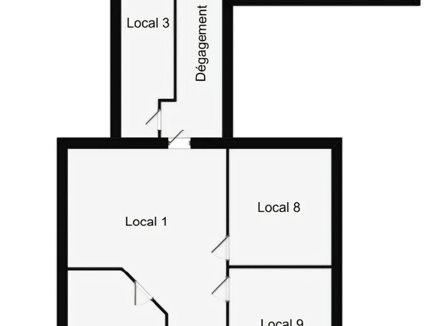 Bureaux 6 pièces 119 m²