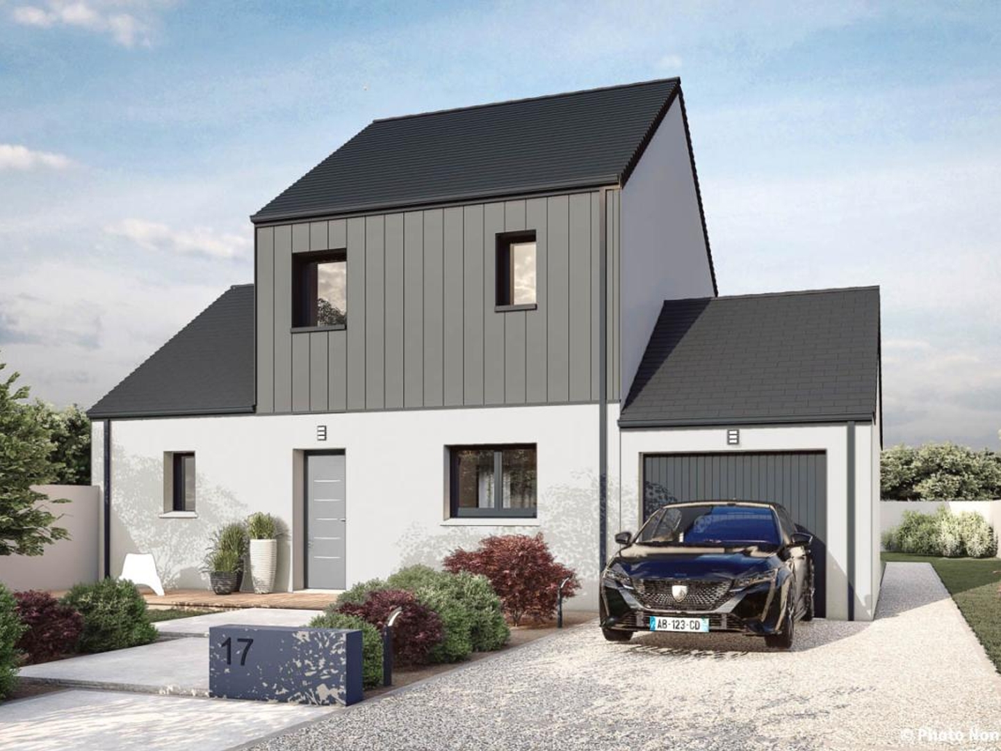 Terrain + maison 85 m²