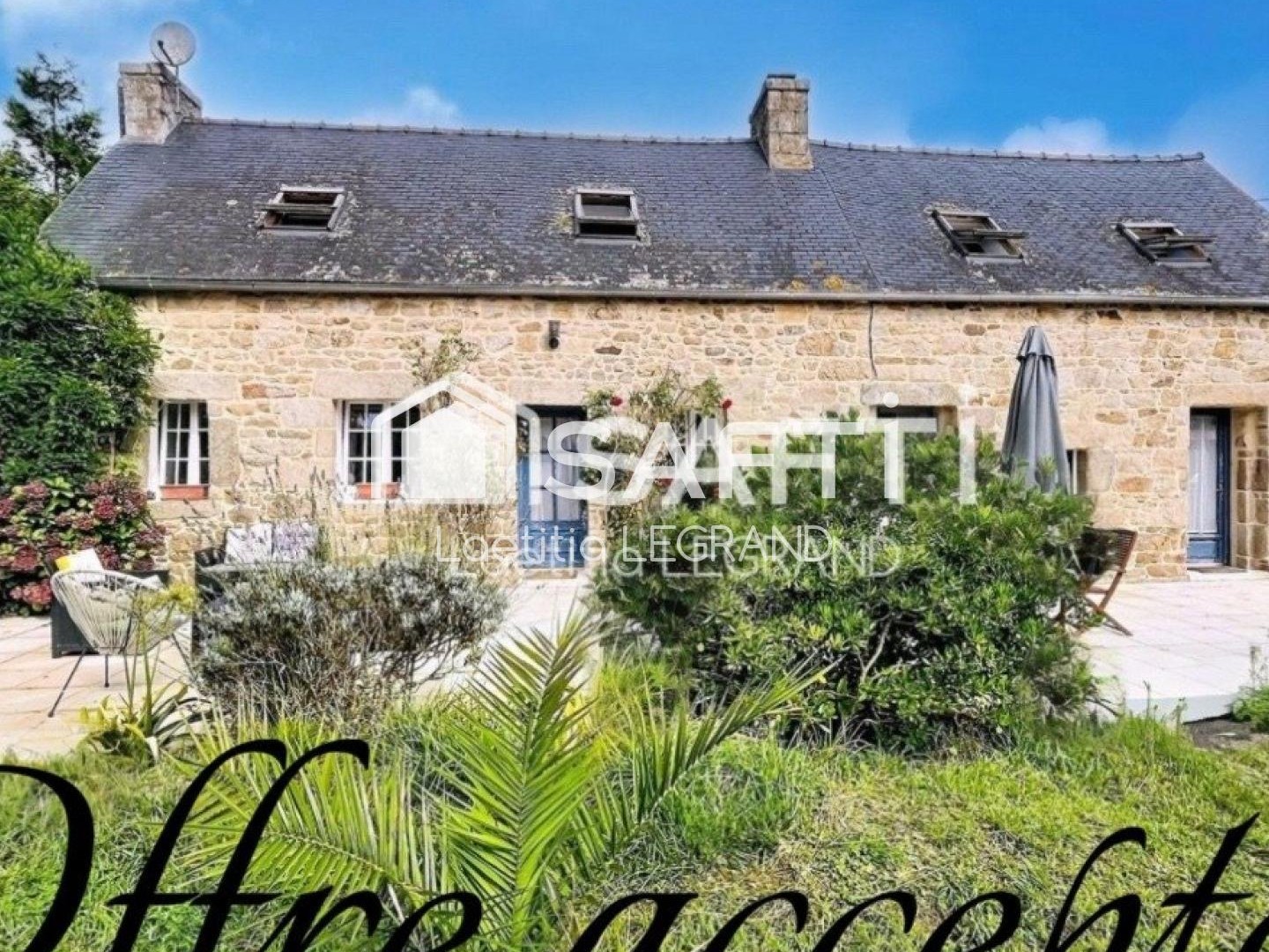 Longère au calme côte d'Armor entre Guingamp et Lannion