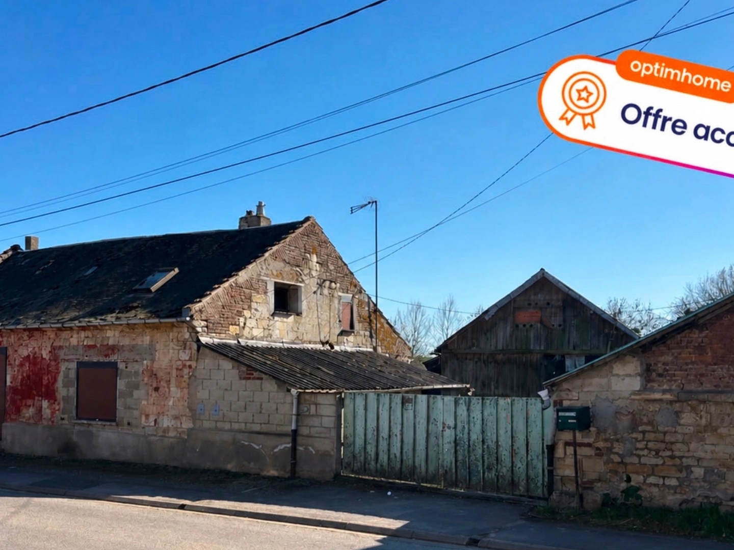 Maison à vendre 6 pièces VADENCOURT (02)