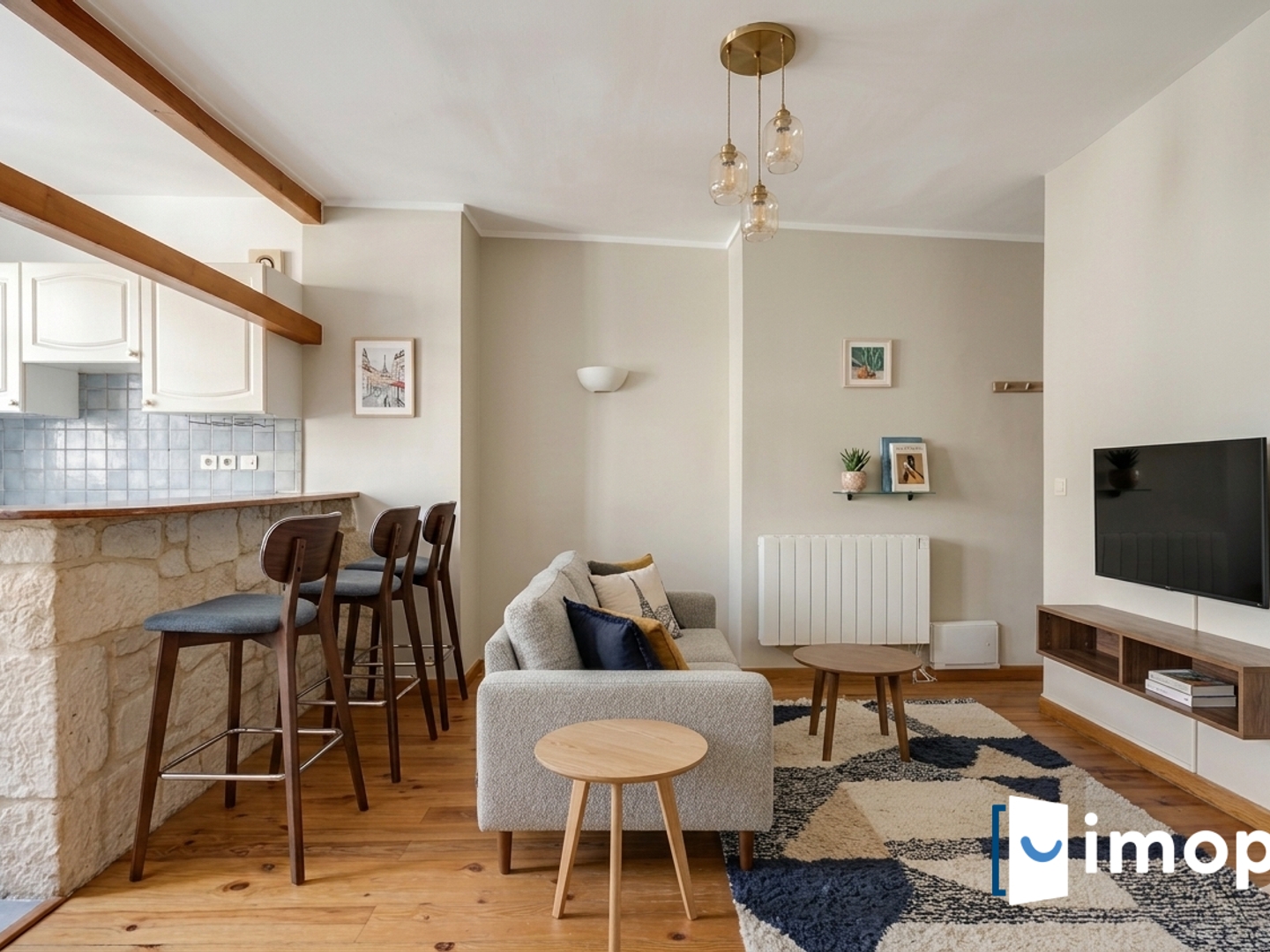 Appartement à vendre - 2 pièces - 33m2 - Paris 3e (75003)