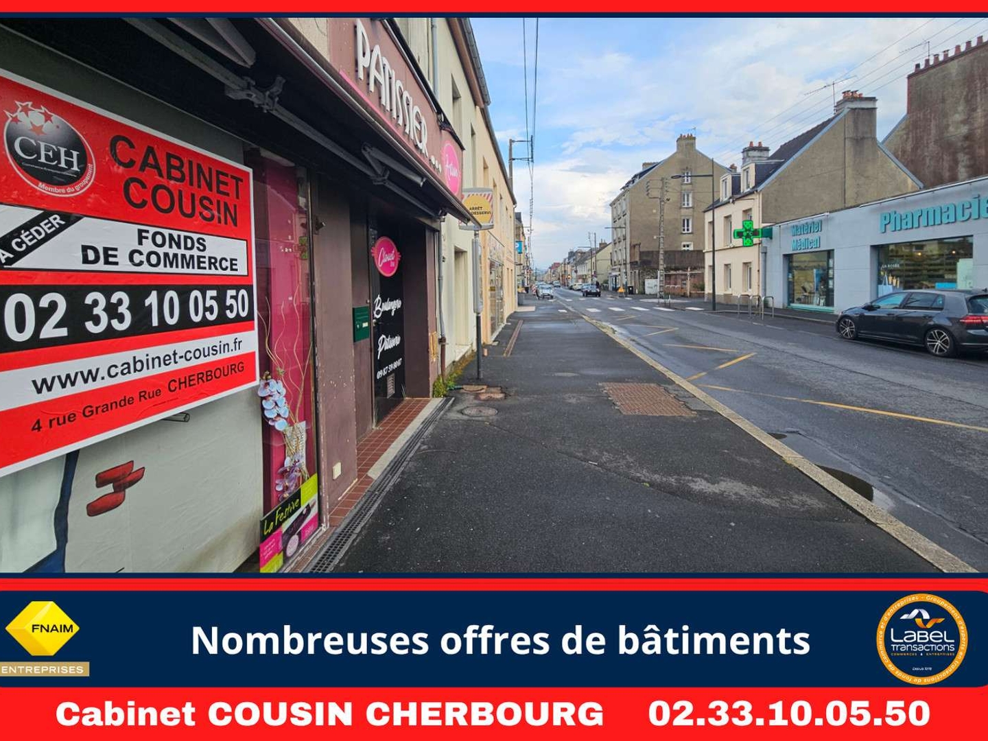 Vente boulangerie à Équeurdreville-Hainneville