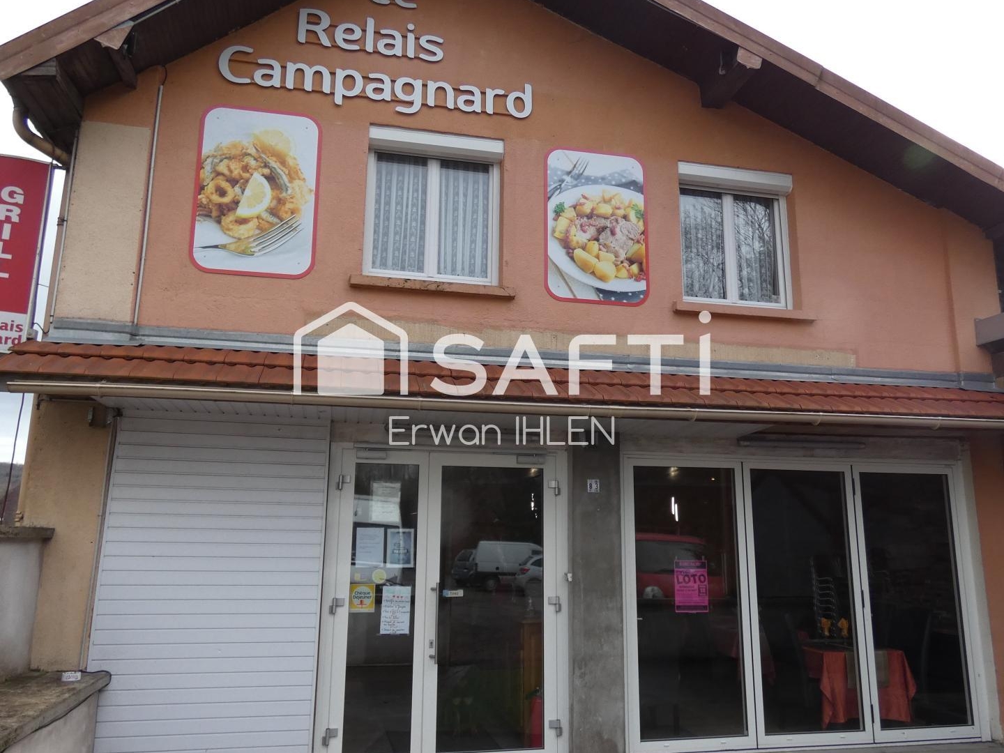Fond de commerce en restauration,licence 4 et droit au bail. Entre 80 et 120 couverts, 120000€ de CA.