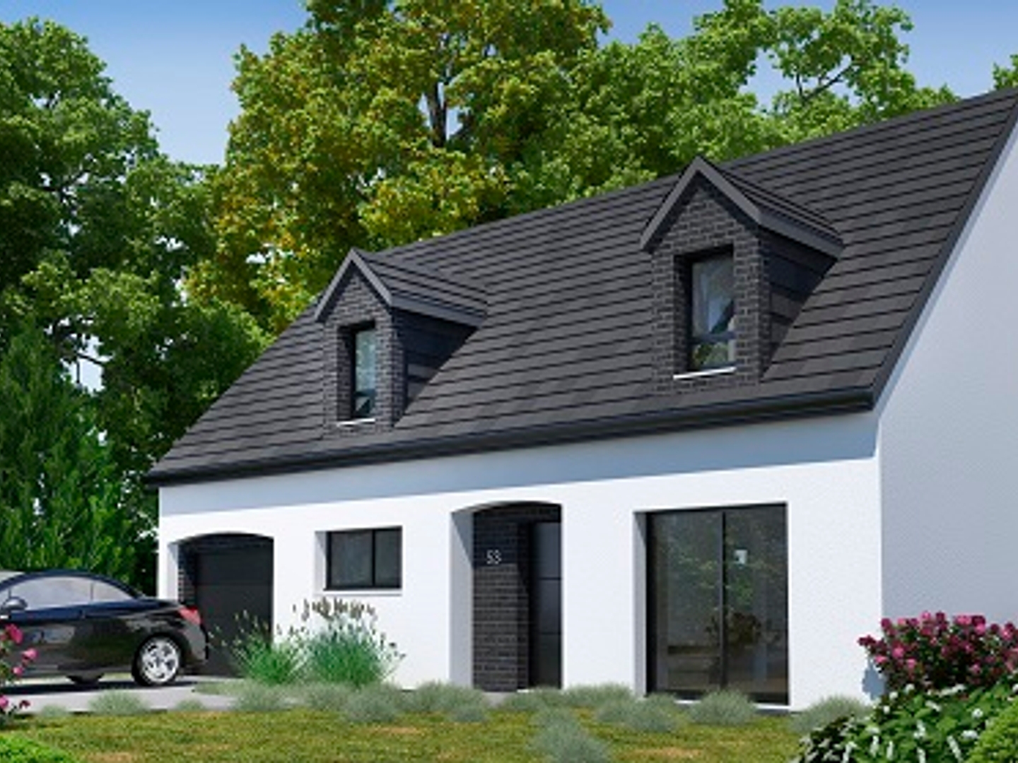 Terrain + maison 126 m²