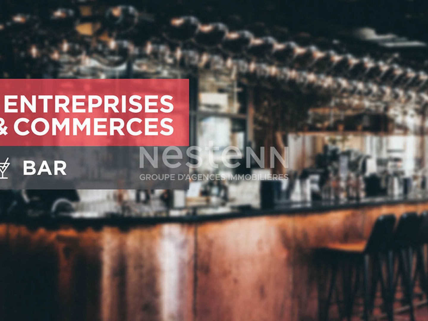 Local commercial de bar + 4 appartement type AIrBNB