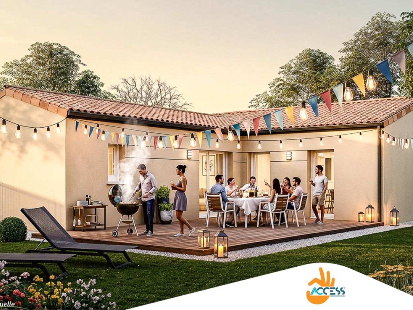 Terrain + maison 76 m²